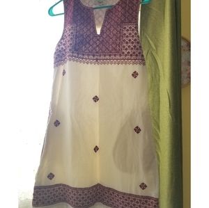 Madewell mini boho print dress